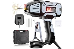 VOBOR Soldadora al Arco Portátil, Soldador Eléctrico Arco de Mano con IGBT y Ajuste Variable de Corriente, Pantalla Digital, Maquina de Soldar para Varilla de Soldar 1,6mm - 3,2 mm