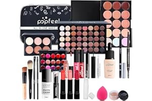 AMZTEMU Set de maquillaje para mujer, Make up set, Kit de Maquillaje Profesional, Cosmética Set de Regalo(24 PCS)