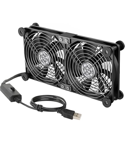 Ventilateur USB 120mm Pour PC Et Appareils électroniques - 3 Vitesses, Silencieux, Refroidissement Efficace
