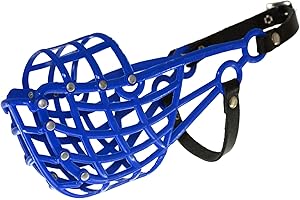 Don Pare Kaganiec model 103 kaganiec treningowy i transportowy dla średnich psów z wąską głową Whippet w kolorze niebieskim, również kaganiec wyścigowy i kaganiec