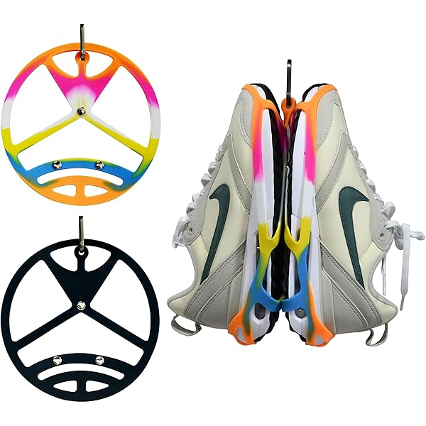 Portascarpe Per Zaino Omoojee - 2 Fondine Con Gancio A Clip Per Scarpe Da Ginnastica E Sport - Foto 10