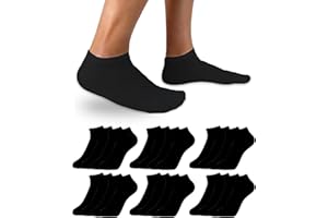 DIVABONNA 12 Paia Fantasmini Uomo - Fantasmini Donna - Calzini Uomo Corti - Calzini Donna Corti - Cotone Transpirante