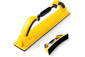 SXKBYQ Ponceuse à Main Professionnelle pour Carrosserie, avec Cale de Ponçage, Adaptée pour Les Voitures, Cale a Poncercet outil de Ponçage Manuel Est Conçu pour Les Bandes Abrasives de 70 x 400 mm