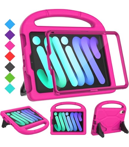 Neepanda Clear Case For IPad Mini 7 A17 Pro/Mini 6 With Pencil Holder, Supports 2nd Gen Apple Pencil Charging, Ultra Slim, Lightweight, Soft TPU Back Cover Skin For IPad Mini 7th/6th Generation