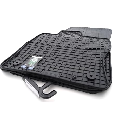 Tapis De Sol Voiture VW Caddy IV 2020-2025 – 4 Pièces TPE Antidérapant Noir, Protection étanche Et Durable