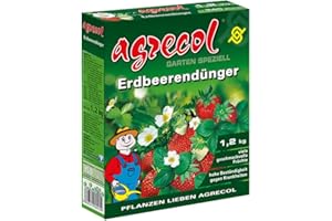 Agrecol Nawóz truskawkowy z granulatorem premium z długim efektem - wysoce skoncentrowane i wysoka -energia - wystarczające dla 240 roślin truskawkowych