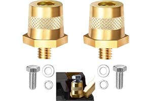 YOURKAY 2 Pezzi Adattatore per Polo Batteria M8, Adattatore del Posto Terminale Della Batteria Dell'Automobile, Viti del Dado di Conversione Dell'Estensore Del Posto di Carico