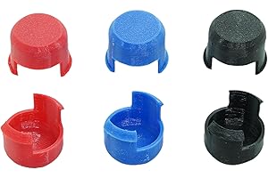 ‎IDEE3D Druckknopf 2er Set für FUXTEC und KESSER Bollerwagen - als Ersatzteil - mehrere Farben - ganz einfache Montage (Rot)