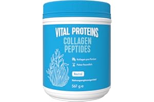 ‎VITAL PROTEINS VITAL PROTEINS Collagen Peptides Pulver | geschmacksneutrales Kollagen-Hydrolysat |ohne Zusatzstoffe | einfache Zubereitung, löslich in warmen oder kalten Lebensmitteln | 567g
