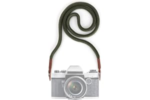 CHUERTECH Sangles pour Appareils Photo, Bandoulière en Corde, Courroie de Cou, Sangle en Coton Doux pour la Plupart des Appareils Photo pour Les Caméras Nikon, Sony, Fujifilm, Olympus, Leica - 100 cm