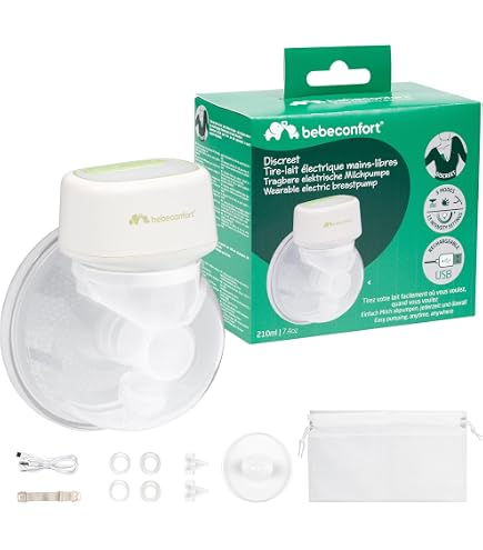 Nomade Pompe Lait Maternel écran Led Tire-lait électrique Double KOSTTE - Rechargeable écran Tactile LED | Allaitement Sans Douleur 9 Niveaux électrique Tire Lait