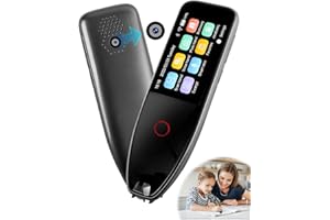 CARPOWER Scan Reader Pen, 134 Language Scanning Translation Pen for Dyslexia, Elderly, Kids, Students & Language Learner, Multilingual Translator Supports Text to Speech, Instant OCR, Voice/Photo Translation