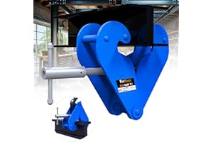 FITHOIST Beam Clamp 2200lbs | 1 Ton Load Capacity I Beam Clamp | Lifting Clamp 3inch-9inch Adjustable Opening Flange Range | Beam Clamps for Rigging