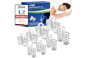 GELPRETTY 8 Piezas Dilatador Nasal Silicona, Dispositivos Antironquidos,Reutilizable, Antironquidos para Dormir, Dilatador Nasal Dispositivos Antironquidos, Mejorar el Sueño