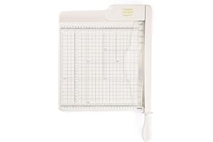 Vaessen Creative Guillotina de Papel 30 cm Blanco Roto-Cortadora para Vinilo, Carton y Cartulina A4, A5 y A6-Cizalla para Bricolaje, Scrapbooking, Journaling, Tarjetas y Manualidades, 30cm
