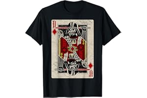 Star Wars Darth Vader Diamond Crinkled Playing Card Camiseta