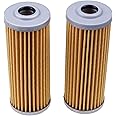 JZGRDN 2PCS Fuel Filter Element M801101 CH10479 8970713480 MIU804763 Compatible with John Deere 655 755 756 770 790 850 855 900 950 1050