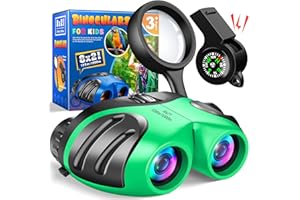 Dislocati Fernglas Für Kinder, Spielzeug 3-12 Jahre, Geschenke Junge Mädchen, Weihnachten, Outdoor Entdecker Set Mit Lupe Kompass