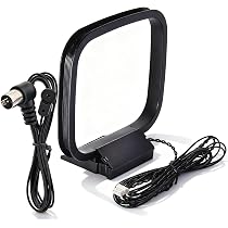 Antenne 75 Ohm Antenne FM AM Intérieure Bingfu - Connecteur 3 Broches 75 Ohm - Compatible Panasonic, Sharp, Denon Et Autres Amplis HiFi Antenne Dab Antenne 75 Ohm Antenne FM AM Intérieure Bingfu - Connecteur 3 Broches 75 Ohm - Compatible Panasonic, Sharp, Denon Et Autres Amplis HiFi Antenne Dab