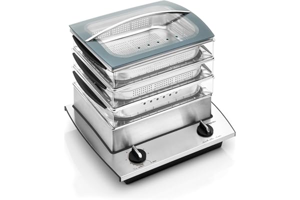 Dejelin Cuiseur vapeur Bio Pur 1700 W – Un mustHave
