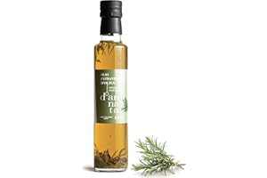 D'annata Condimento A Base Di Olio Extravergine Di Oliva Aromatizzato Al Rosmarino N. 1 Bottiglia Dorica Cl 25 100% Italiano