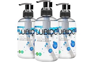 Lubido Original Vattenbaserat Parabenfritt Intimt Gelglidmedel - 250 ml (Paket om 3)
