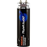 Planet Audio PCBLK2.0 2 Farad Capacitor with Digital Voltage Display