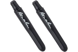 Rite in the Rain Lot de 2 stylos EDC toutes saisons, encre noire Pokka de 0,9 mm, pointe fine (n° BK92)