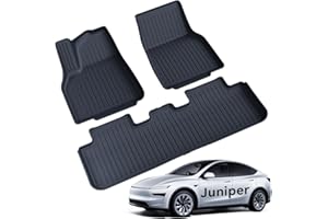 LANTU 3 alfombrillas para modelo Y 2025 Juniper TPE para todo tipo de clima, borde alto 3D, antideslizantes, impermeables, diseño de 3 capas, revestimientos de suelo para modelo Y Juniper Accesorios