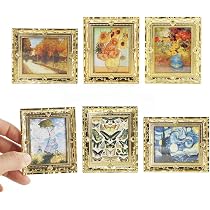 Chevalet Miniature 1:12 Pour Maison De Poupée - Avec 2 Tableaux - Décoration Vintage En Bois - 2