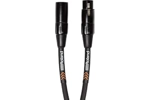 Roland Black Series Balanced Microphone Cable, 50Ft /15M - Rmc-B50, 15 Meters