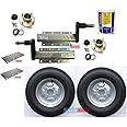 leisure MART 750kg Avonride trailer suspension units supplied with 4 inch PCD hubs, 10 inch 6PR wheels, plates and grease (Set 10) Pt no. LMX1904