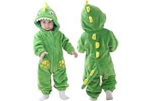 Doladola Unisex Toddlers pagliaccetto neonato natale Animale Stile Flanella Cosplay Halloween Costume Attrezzatura