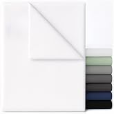 Dreamzie - Top Sheet Bed 180-270x290 - Ultra-Soft Microfiber | White &middot; OEKO-TEX &middot; Easy Wash &middot; Flat Sheet &middot; No Iron &middot; Quick Dr