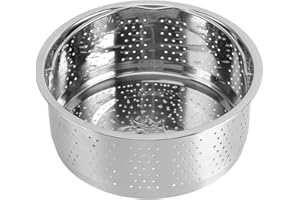 Wifehelper Cestello per Vapore, Cestello per Vapore in Acciaio Inossidabile con Manico Rimozione Zucchero Inserto per Cuociriso Cremagliera per Cottura a Vapore Pentole per Cottura a Vapore