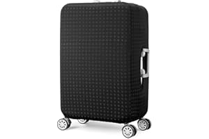 Elastique Housse De Valise Bagages Couverture Valise Couverture Protection De Valise Housse Bagage Voyager Protecteur Couverture, Noir