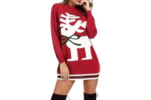 Nieery Suéter de Navidad para Mujer Suéter de Jersey de Invierno para Mujer Suéter de Fiesta de Navidad para Mujer…