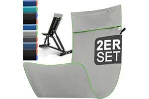 Jokisa Asciugamano Microfibra Set di 2, 120x50cm Asciugamano Palestra, Asciugatura Rapida, Leggero, Assorbente, Ottimale per Viaggio, Sport, Piscina, Spiaggia, Yoga, Sauna (Grigio Chiaro - Verde)