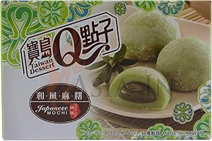 TAIWAN MOCHI Mochi au Thé Vert - Taiwan Dessert 210g