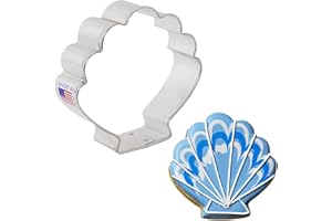 ANN CLARK COOKIE CUTTERS Formina per Biscotti Stampo a forma di conchiglia Prodotto negli Stati Uniti da Ann Clark, 8,3 cm