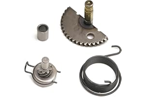 Letgoing Kickstarter - Juego de piñones con kit de revisión de reparación de resorte, rodillo de arranque para scooters GY6 de 50 cc-90 cc, ciclomotor para Peu-geot Speedfight 1/2 (3 piezas)