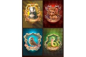 KEYRANKE® 4 Pack Diamond Painting Harry Potter Diamond Art for Kids, Harry Styles Diamond Art Kits Crystal Craft Kits Boy Girl UK DIY Full Drill Picture for Home Wall Decor (12x16inch)