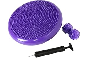 Nvzi Coussin oscillant, Disque d'équilibre,siège animé,Coussinets d'équilibre pour physiothérapie,Disque de stabilité,Disque Dynamique, Planche d'équilibre pour Chiens,Bureau,Enfants sensoriels
