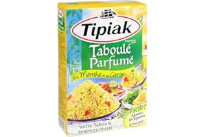 AUCHAN Lot de 3 unités *** TIPIAK Préparation pour taboulé parfumé à la menthe et au citron 350g