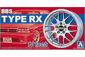 18 Zoll BBS Type DTM Felgen & Reifen Wheel Tire 1:24 Model Kit Bausatz Aoshima 052426