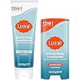 Lume Whole Body Deodorant - Invisible Cream and Solid Unscented - 72 Hour Odor Control - Aluminum & Baking Soda Free, Skin Safe - 3 oz Cream & 2.6 oz Solid Bundle