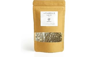 Erbotech, Vitamina E, Confezione da Circa 100 Capsule, 400IU, Integratore Vitamina E, Contribuisce alla Protezione delle Cellule dallo Stress Ossidativo, 72 g