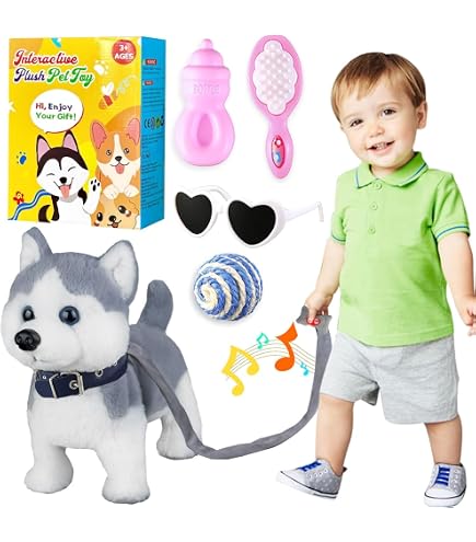 Manley Tekno the Robotic Puppy - Silver : Amazon.co.uk: Toys & Games