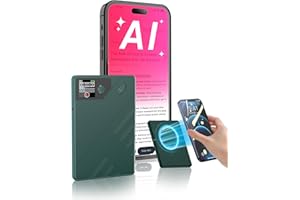 Powate AI Voice Recorder, 64 GB Recorder Supports 112 Languages Transcribe Summarise and Mind-Map with AI Technology, One-Touch Recording, Noise Reduction, for Meetings, Learning, Calls,Green