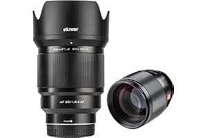 VILTROX 85mm F1.8 II XF Objectif pour Fuji X Mount X-T3 X-T30 X-Pro3 X-T200 X-E4 X-A7(STM, Full Frame, Mise au Point Automatique), Noir